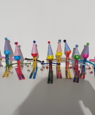 Skieurs - 10doigts.fr