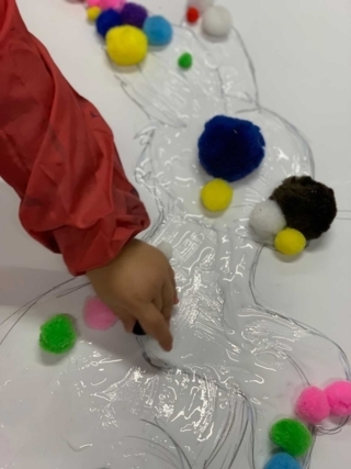 Collage de pompons - Divers - 10doigts.fr