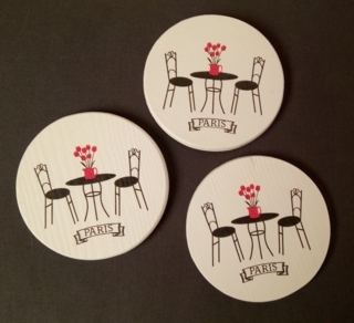 SOUS VERRES - Déco du bois - 10doigts.fr