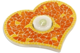 Bougeoir mosaïque - Mosaïques - 10doigts.fr