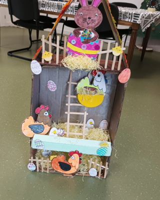 Poulailler de Pâques - 10doigts.fr