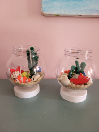 Deux aquariums - 10doigts.fr