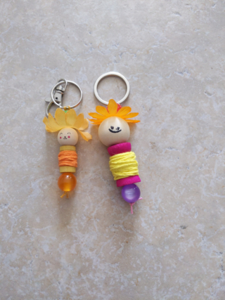 Porte clé maman et enfant - 10doigts.fr