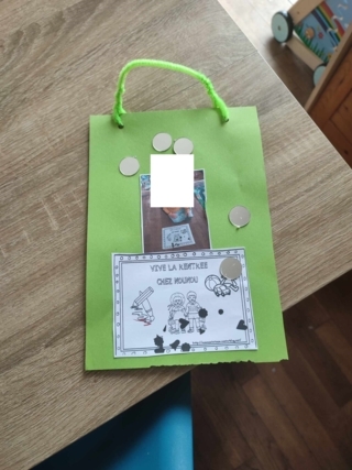 Cadre "Rentrée chez Nounou". - 10doigts.fr