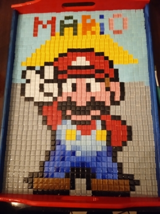 Plateau en mosaïque - 10doigts.fr