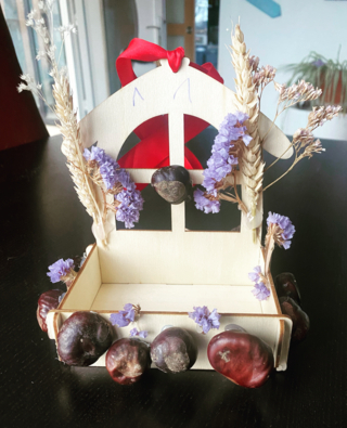 Mangeoire pour oiseaux - 10doigts.fr