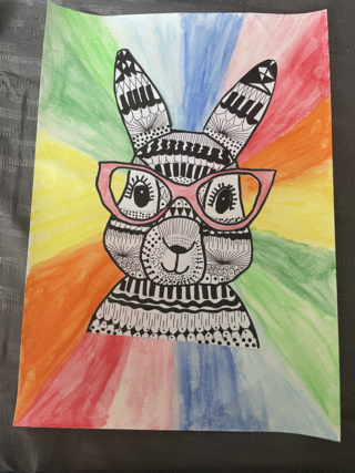 Lapin de Pâques - 10doigts.fr