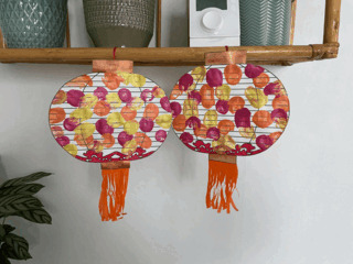 Lampions chinois - 10doigts.fr