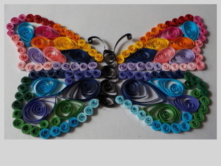 Papillon en quilling - 10doigts.fr