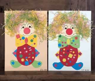 Clown rigolo - 10doigts.fr