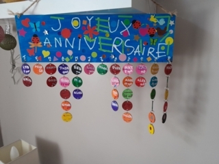 Calendrier anniversaire - 10doigts.fr