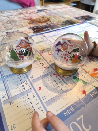 Boules de noël - 10doigts.fr