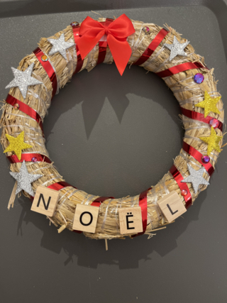 Couronne de noël - 10doigts.fr