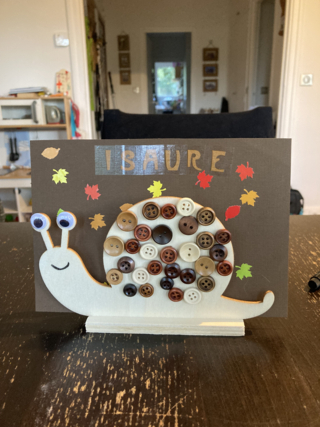 Mon escargot - 10doigts.fr