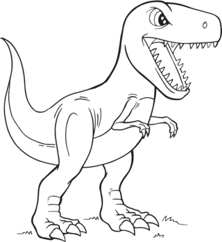 Dinausores7 - Coloriages dinosaure - Coloriages - 10doigts.fr