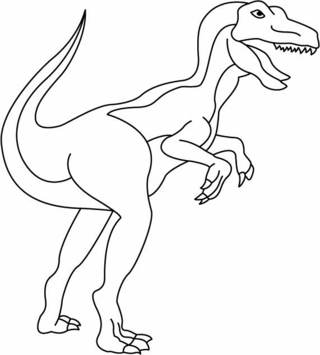 Herrerasaurus - Coloriages dinosaure - Coloriages - 10doigts.fr