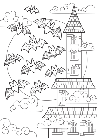 Halloween 68 - Coloriages fêtes - Coloriages - 10doigts.fr