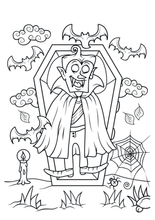 Halloween 77 - Coloriages fêtes - Coloriages - 10doigts.fr