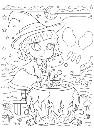 Halloween 87 - Coloriages fêtes - Coloriages - 10doigts.fr
