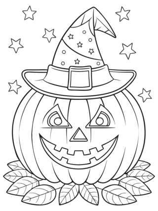 Halloween 89 - Coloriages fêtes - Coloriages - 10doigts.fr