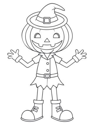 Halloween 90 - Coloriages fêtes - Coloriages - 10doigts.fr