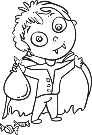 Halloween11 - Coloriages fêtes - Coloriages - 10doigts.fr