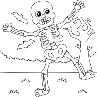Halloween12 - Coloriages fêtes - Coloriages - 10doigts.fr