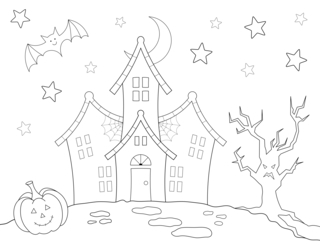 Halloween26 - Coloriages fêtes - Coloriages - 10doigts.fr
