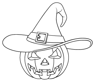 Halloween28 - Coloriages fêtes - Coloriages - 10doigts.fr