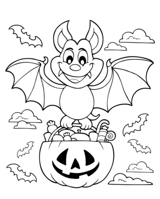 Halloween31 - Coloriages fêtes - Coloriages - 10doigts.fr