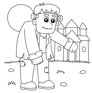 Halloween34 - Coloriages fêtes - Coloriages - 10doigts.fr