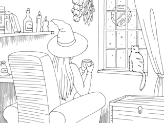 Halloween5 - Coloriages fêtes - Coloriages - 10doigts.fr