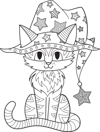Halloween6 - Coloriages fêtes - Coloriages - 10doigts.fr