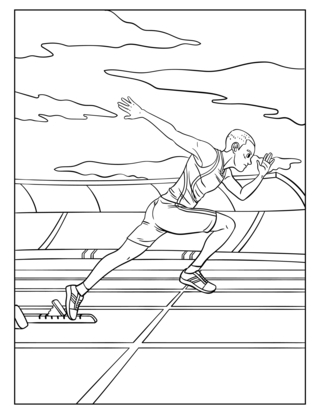 JO-Sport-9 - Coloriages sport Jeux Olympiques - Coloriages - 10doigts.fr