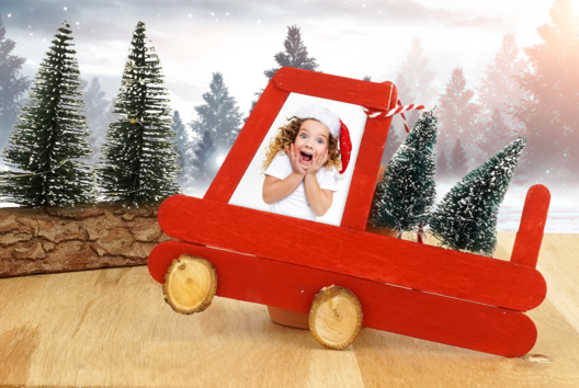 Activite Enfant Camionette Noel - Activités manuelles décorations du sapin de Noël - 10doigts.fr - 2