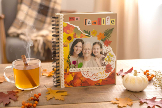 album scrap automne - Activités manuelles objets décorés - 10doigts.fr