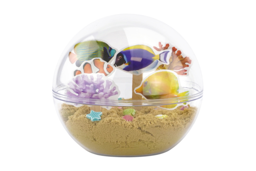 aquarium activité enfants poissons exotiques - Activités manuelles océan - 10doigts.fr - 2