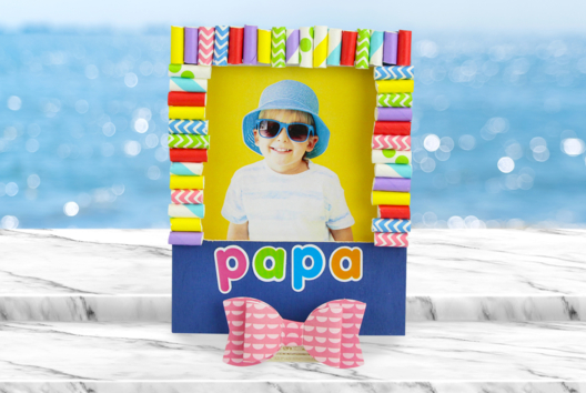 cadre polaroid cadeau fête des pères enfants - Activités manuelles fête des pères - 10doigts.fr