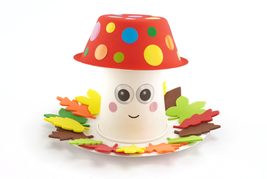 champignon DIY activité automne enfnats - Activités manuelles Automne - 10doigts.fr - 2