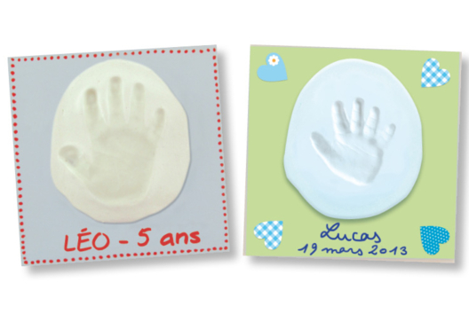 Empreinte main ou pied bébé - Activités manuelles fête des mères - 10doigts.fr