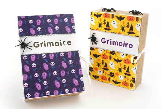 grimoire halloween enfants DIY - Activités manuelles Halloween - 10doigts.fr - 2