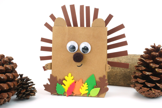 hérisson activité enfant automne - Activités manuelles Automne - 10doigts.fr