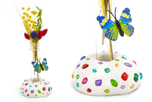 idée cadeau fête des mère enfants vase fleur - Activités manuelles fête des mères - 10doigts.fr - 2