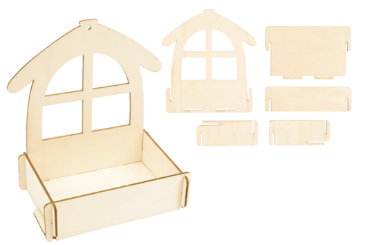 Nichoirs, mangeoires en bois - Supports en bois - 10doigts.fr