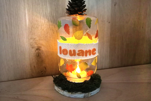 photophore automne activité enfants - Activités manuelles Automne - 10doigts.fr - 2