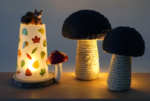 photophore écureuil automne DIY - Activités manuelles Automne - 10doigts.fr - 2