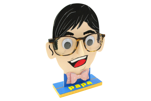 porte lunettes cadeau fête des pères - Activités manuelles fête des pères - 10doigts.fr