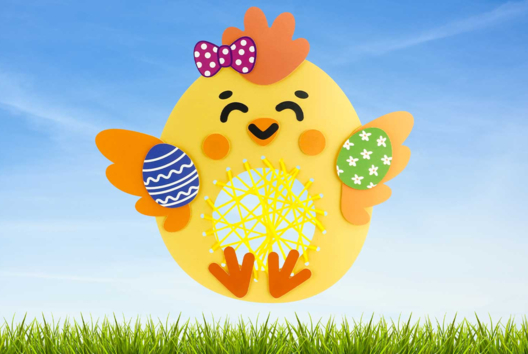poussin string art - Activités manuelles bricolages - 10doigts.fr