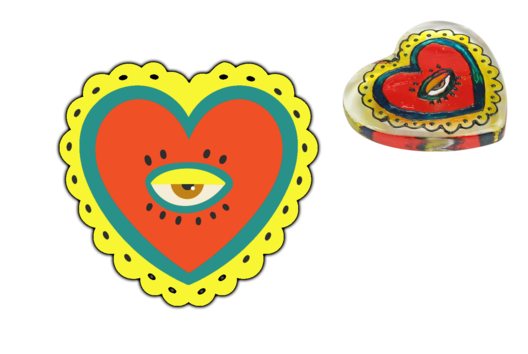 presse papier en verre - Activités manuelles fête des mères - 10doigts.fr - 2