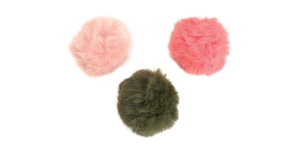 20 Pcs DIY Fausse Fourrure De Renard Pompon Moelleux Avec Boucle Élastique Pour Chapeaux Porte-Clés Écharpes Gants Sacs Accessoires